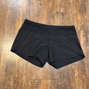 Lululemon Speed Up Black Shorts